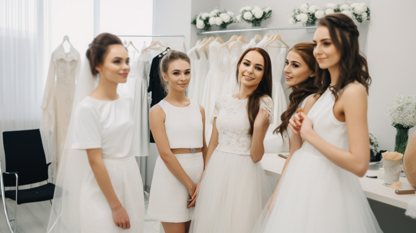 Bräute. Illustration von Midjourney-App.