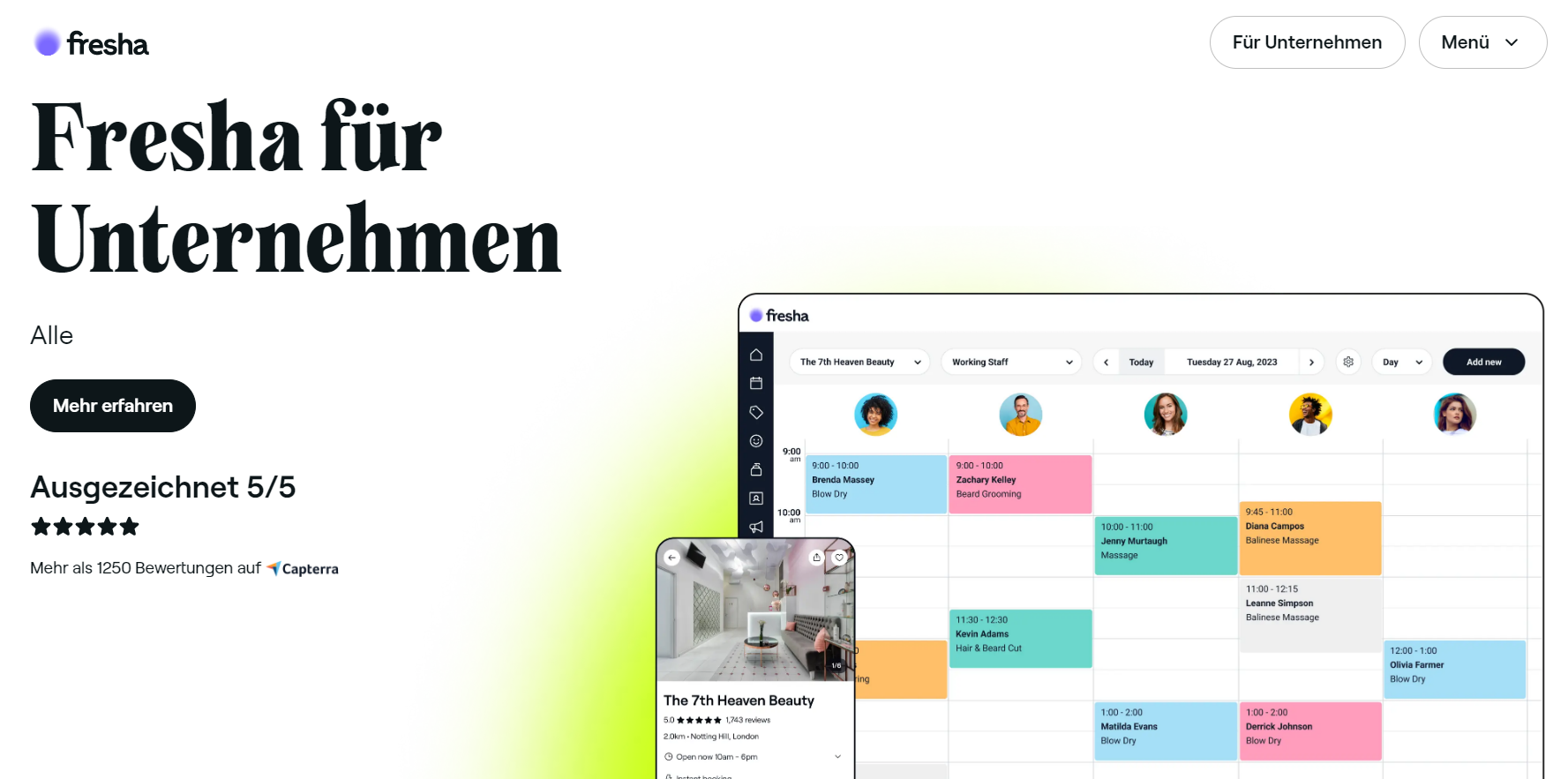 Individuelle Buchungslösung für dein Unternehmen