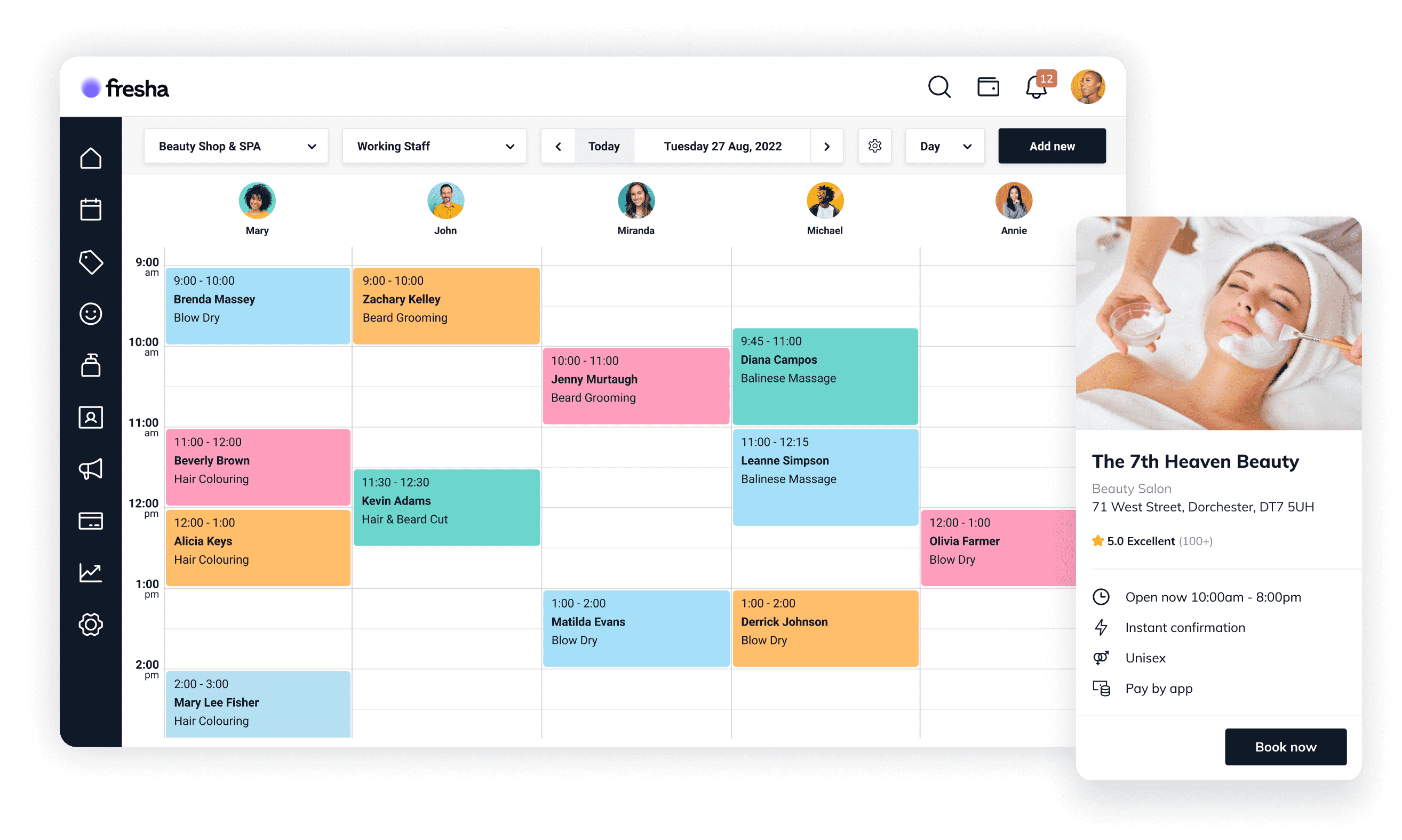 Verwaltung von Dienstleistungen