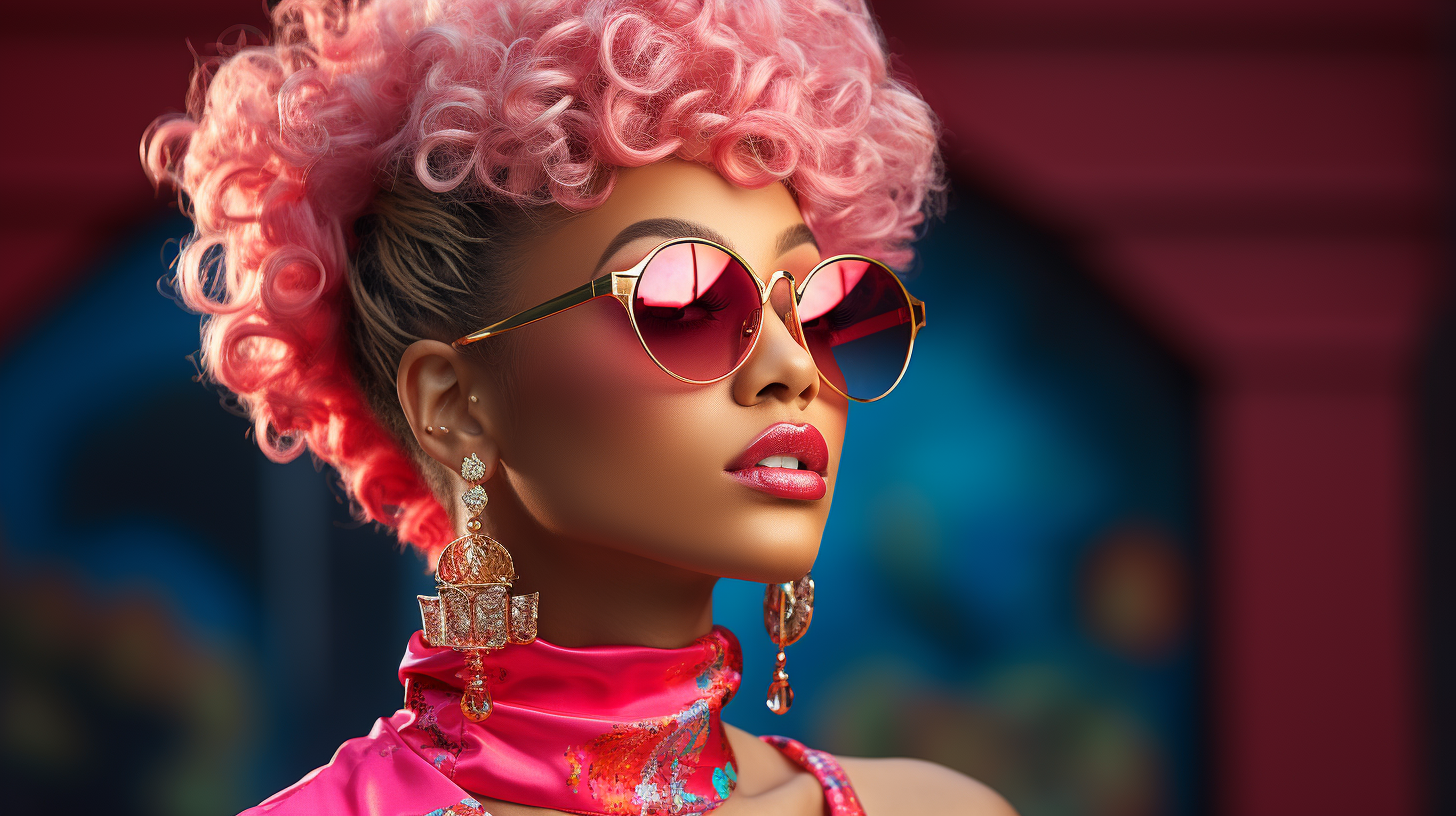 Styling in einem Schönheitssalon für ein thematisches Fotoshooting