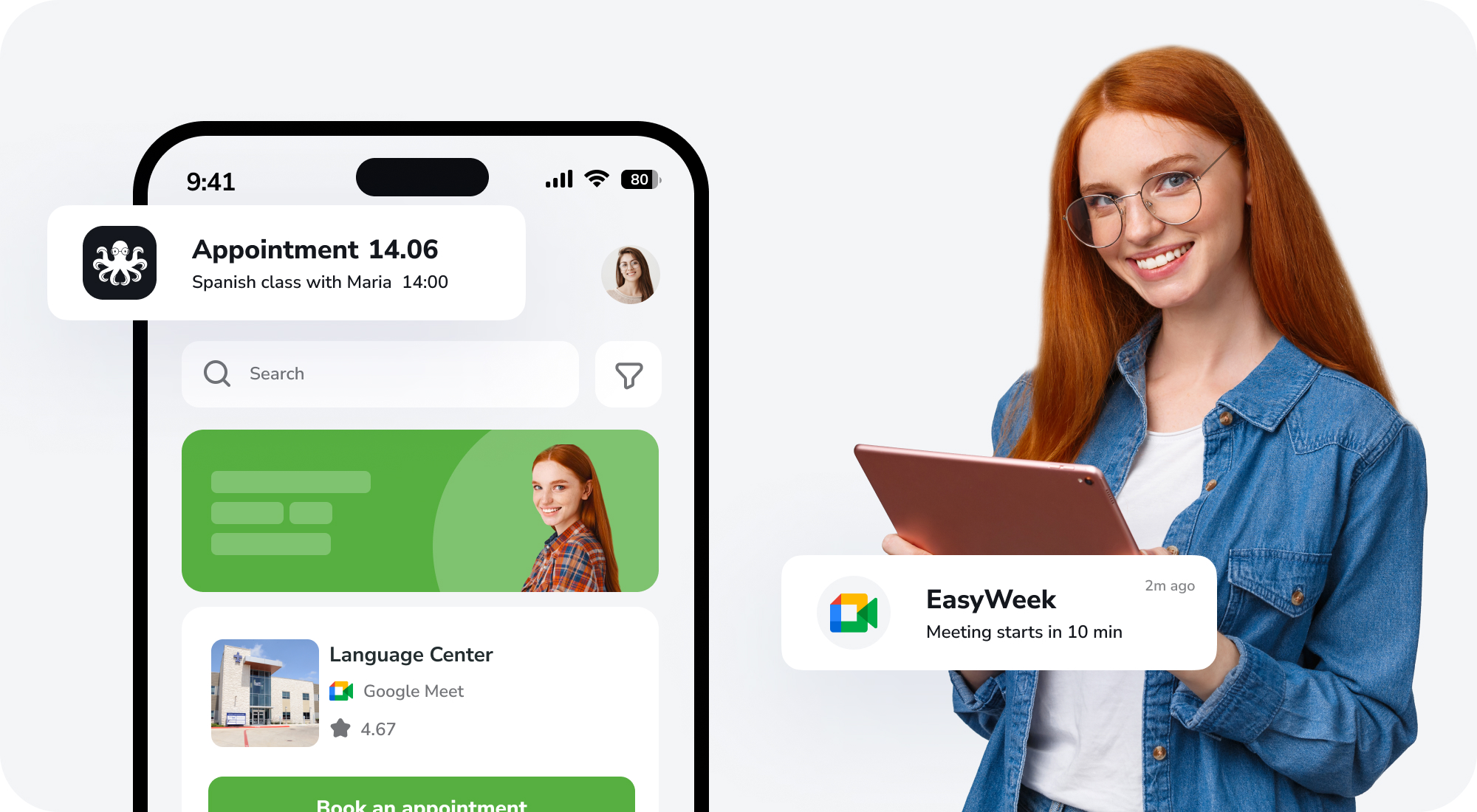 Planung von Google Meet-Terminen