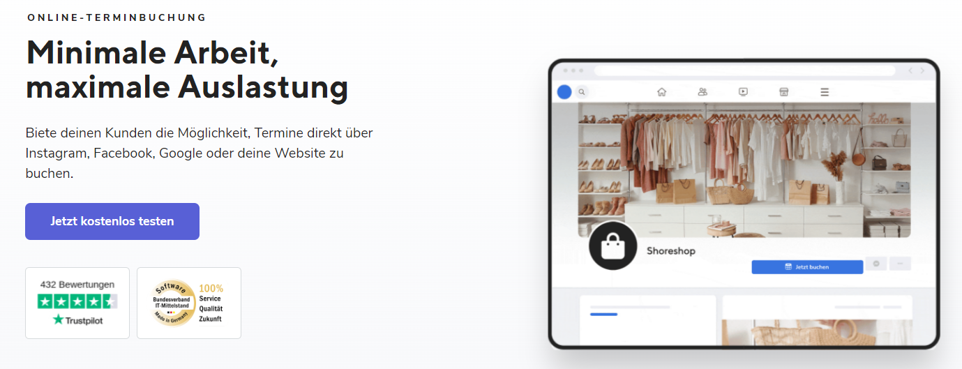 Shore Buchungssystem Shore Buchungssystem