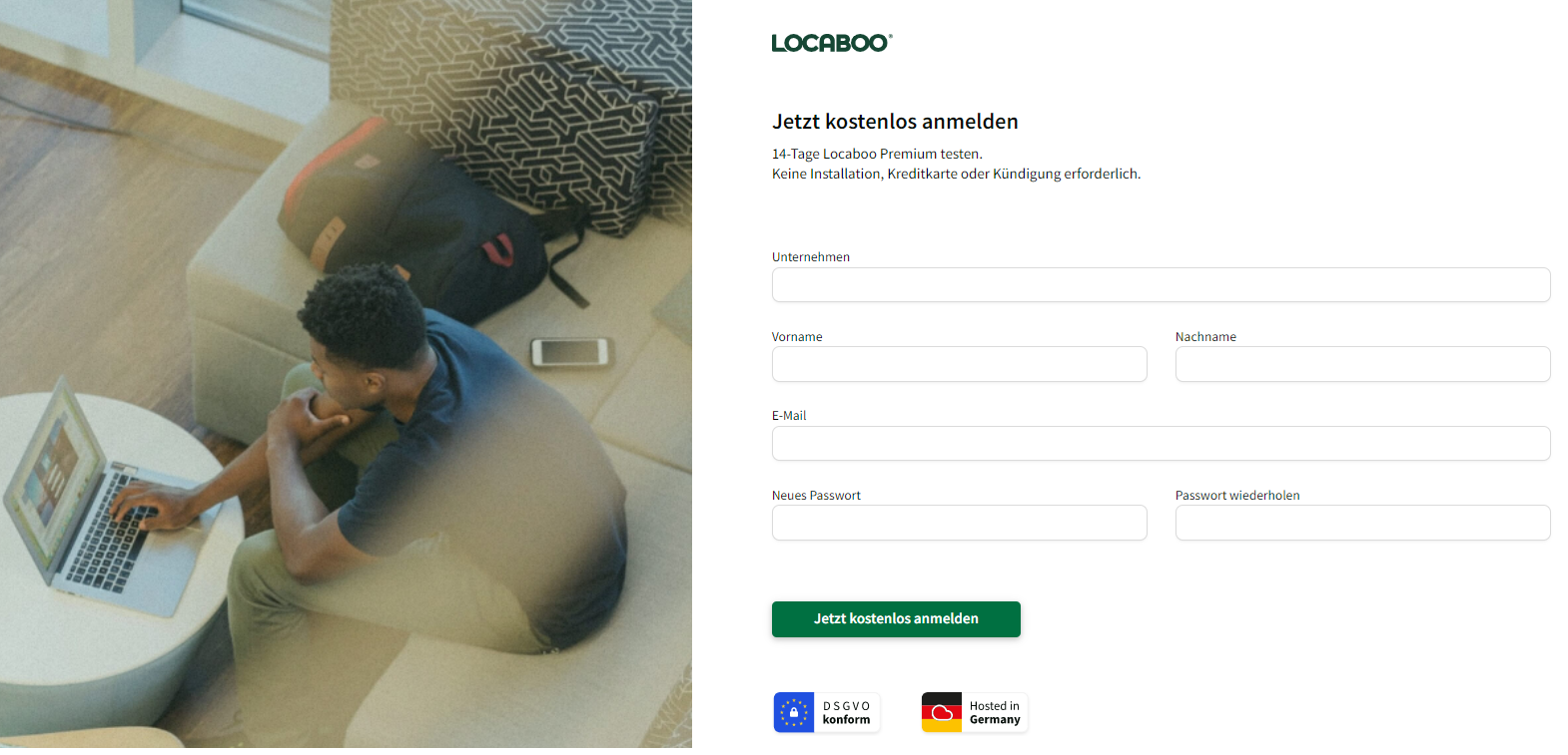 Screenshot der Locabo-Software Locabo-Software