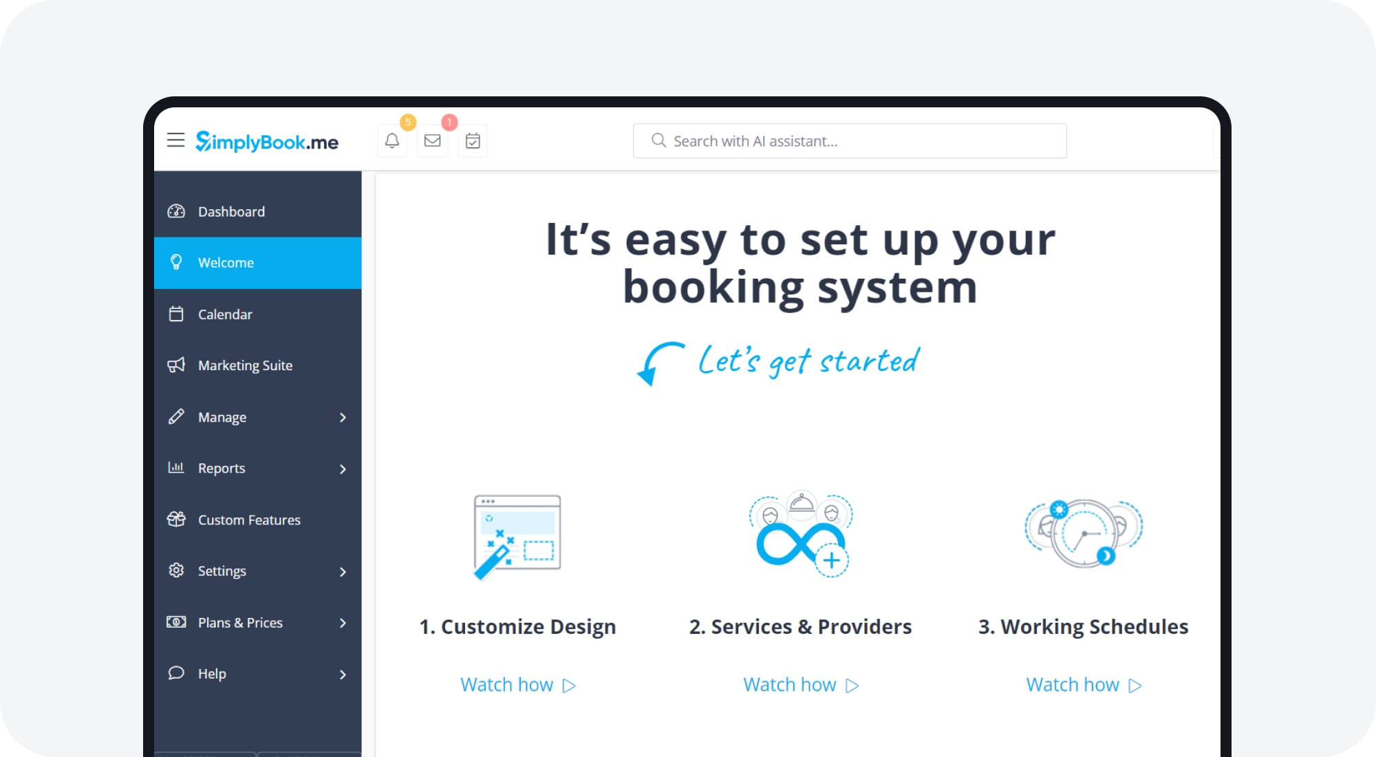 SimplyBook.me Planer