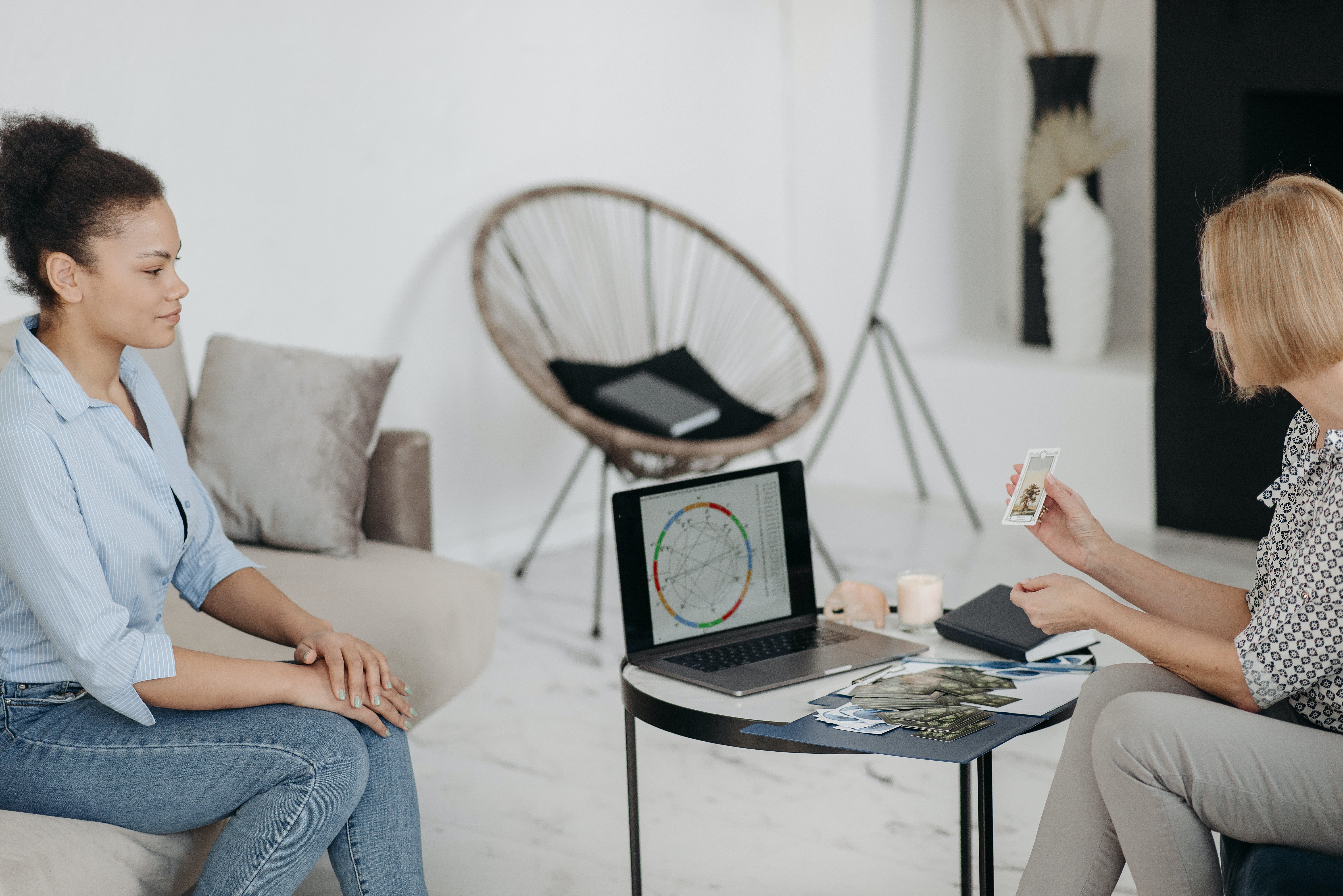 Anfänger und erfahrene Kartenleger