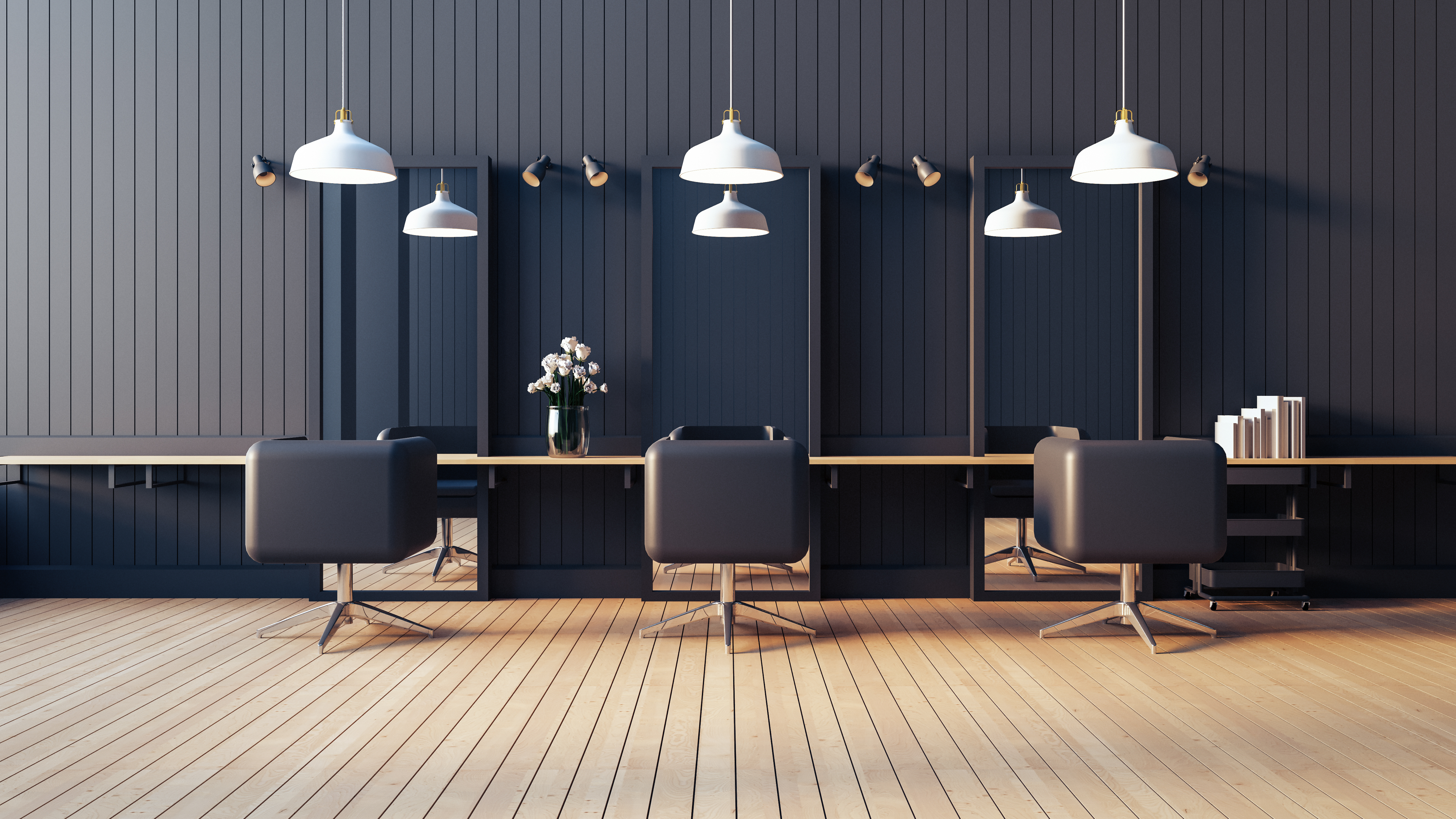 Interieur eines Kosmetikstudios Interieur eines Kosmetikstudios