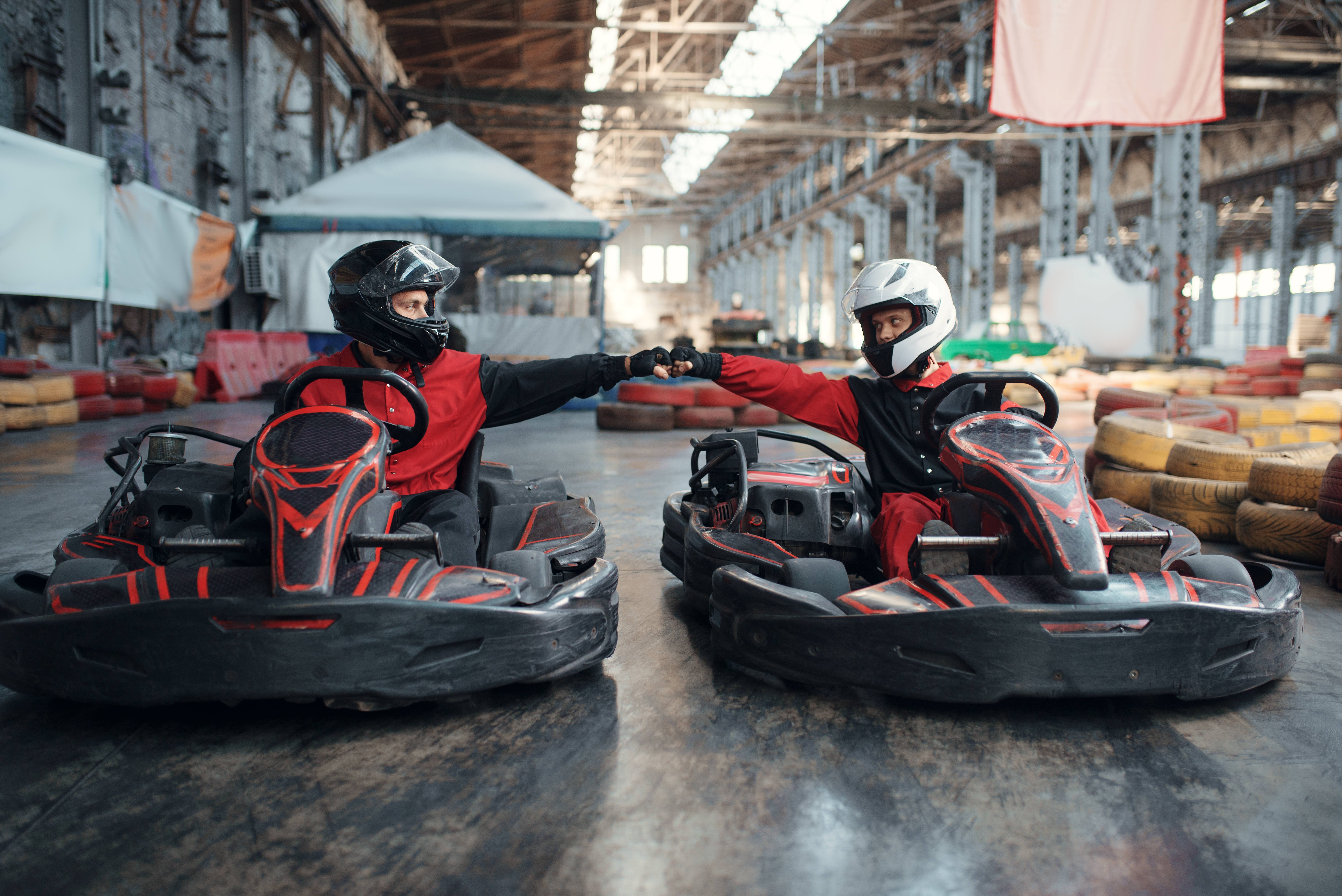 Go-Kart-Eröffnung in Berlin
