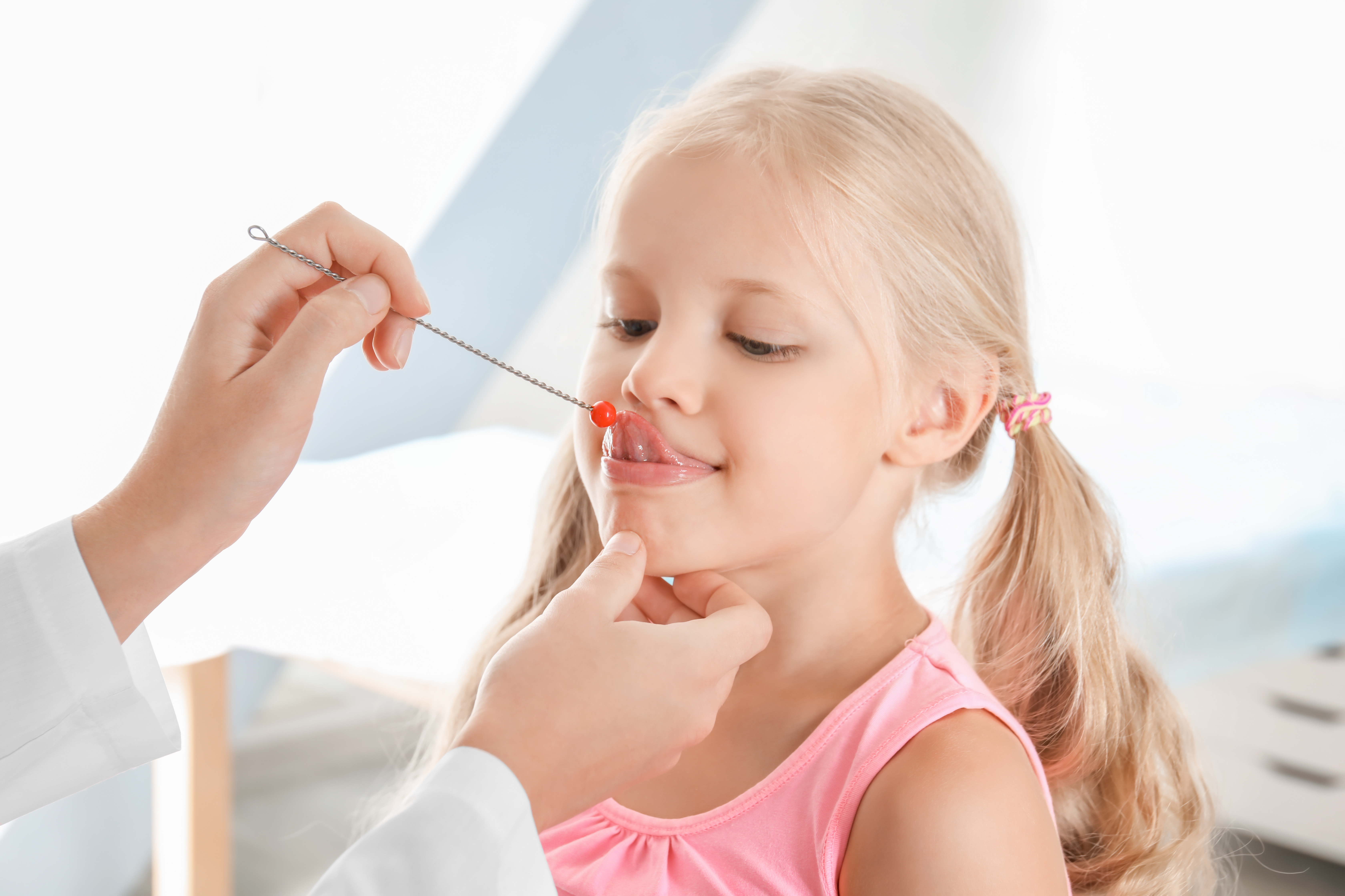 Unterricht bei einer Logopädin